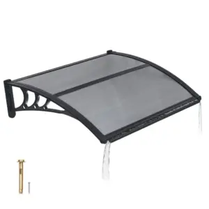 VEVOR Awnings for Door Entrance 30*40 inches Smoke Gray product image 1