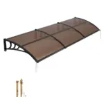 VEVOR Awnings for Door Entrance 40*120 inches Brown product image 1
