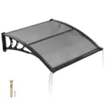 VEVOR Awnings for Door Entrance 40*40 inches Smoke Gray product image 1