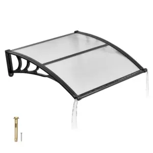 VEVOR Awnings for Door Entrance 40*40 inches Transparent product image 1