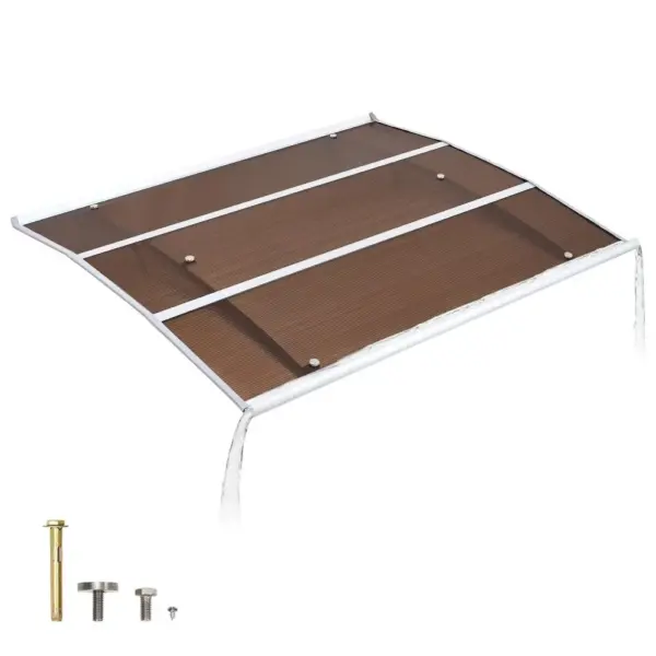 VEVOR Awnings for Door Entrance 40*48 inches Brown product image 1