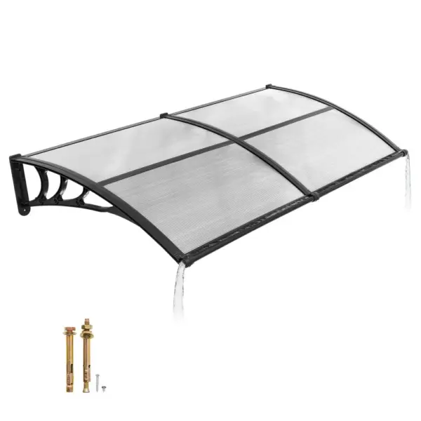 VEVOR Awnings for Door Entrance 40*80 inches Transparent product image 1