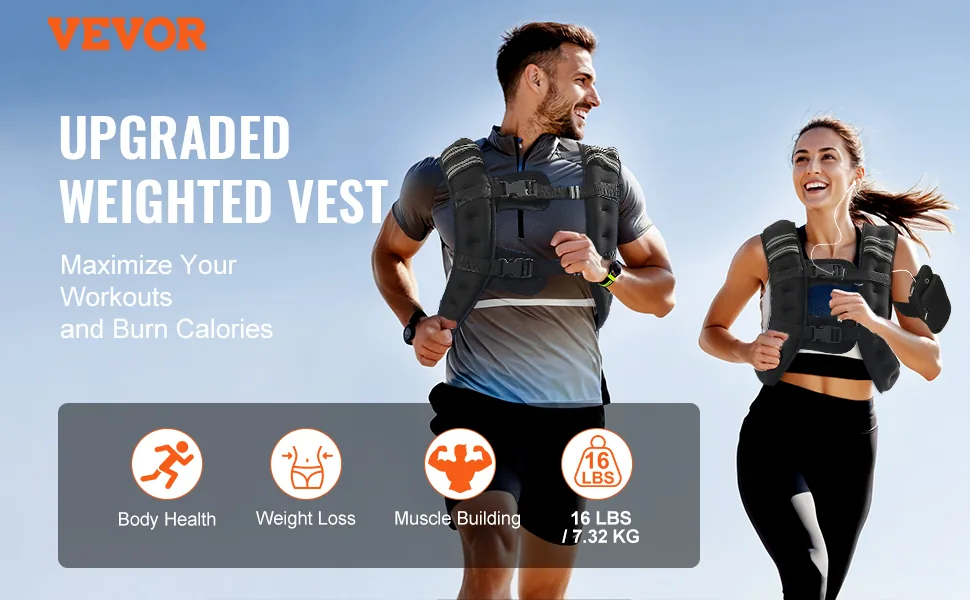 VEVOR Weighted Vest 16 lbs No overview