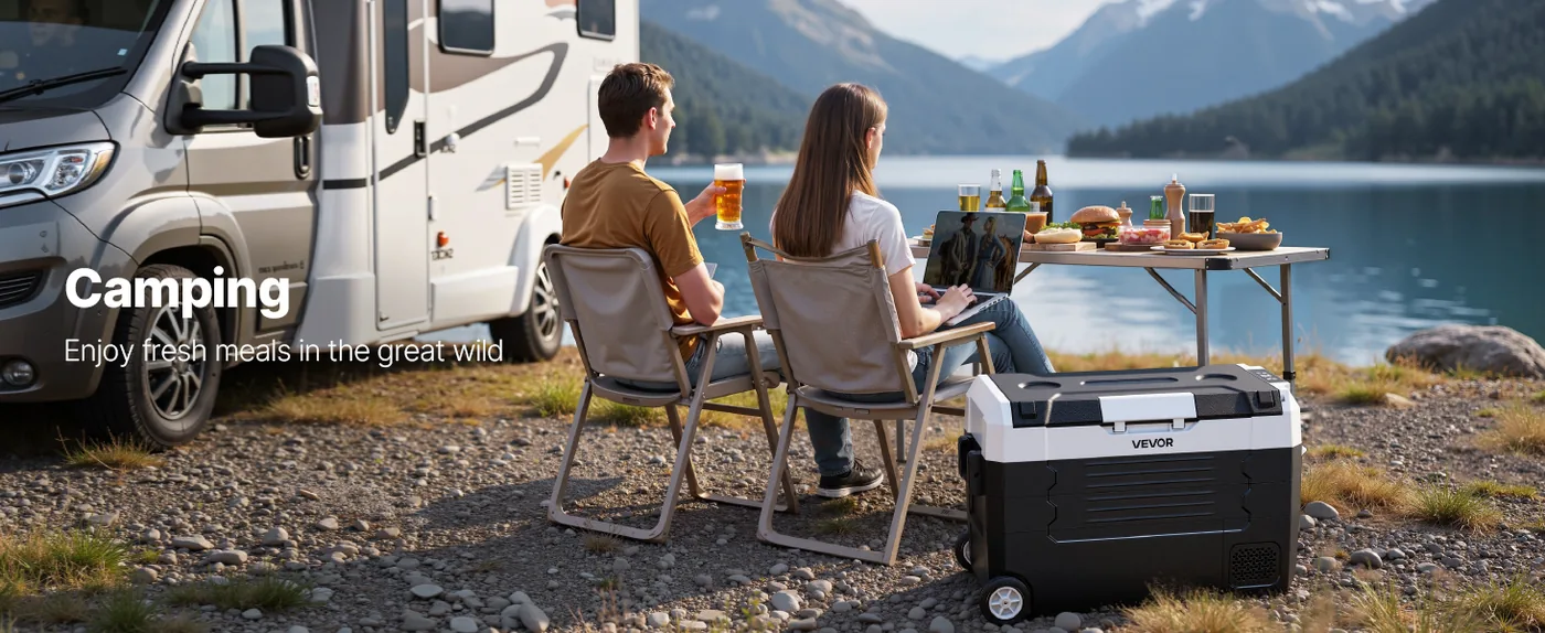 VEVOR Car Refrigerator 37QT Camping