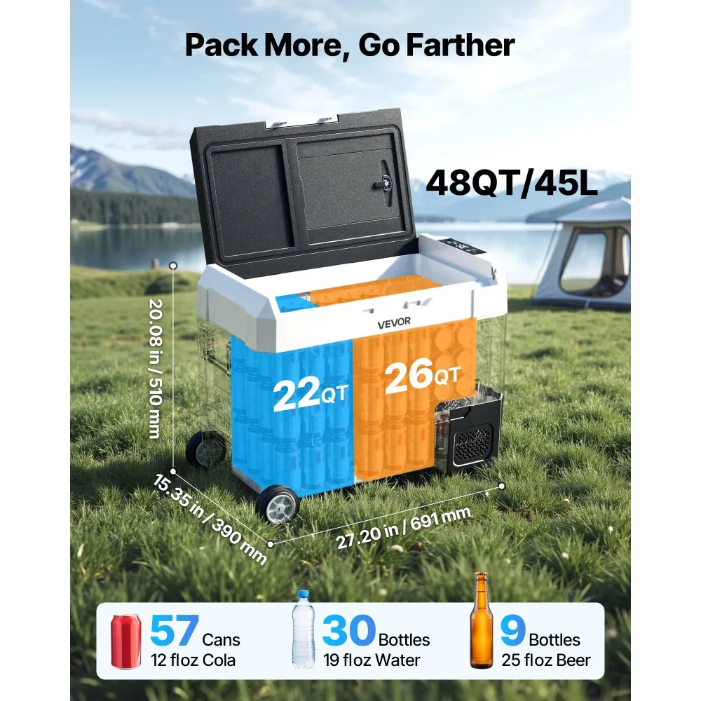 VEVOR Car Refrigerator 48QT product image 4