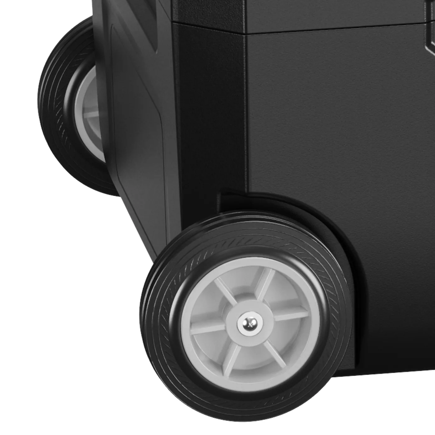 VEVOR Car Refrigerator 58QT Smooth-Rolling Wheels
