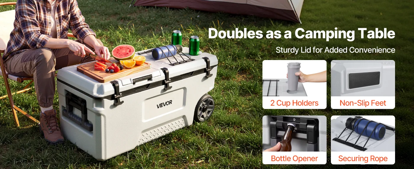 VEVOR Hard Cooler 106QT User-Friendly