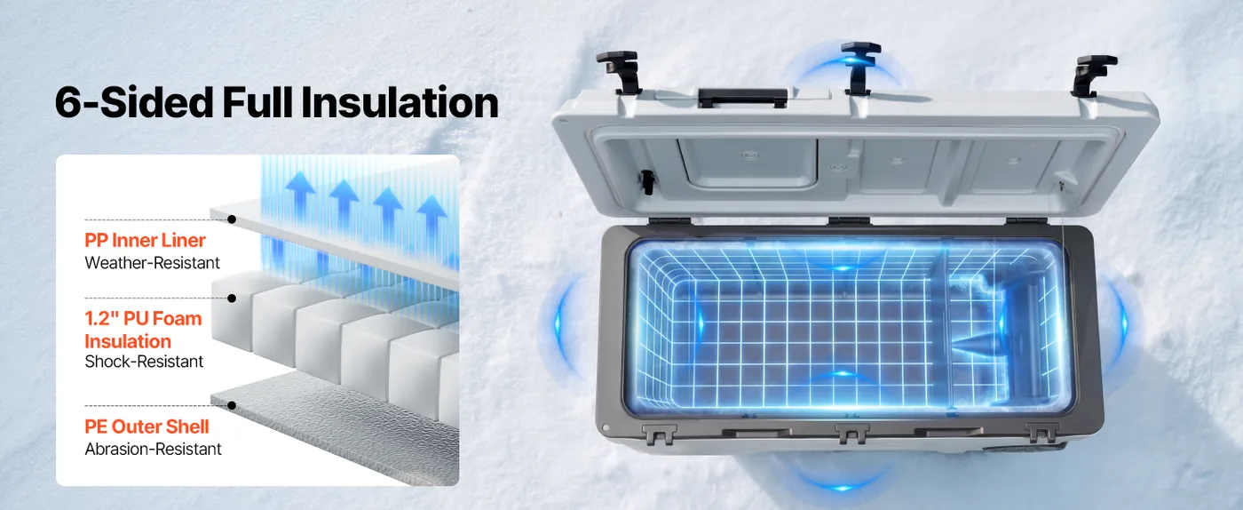 VEVOR Hard Cooler 106QT feature 2