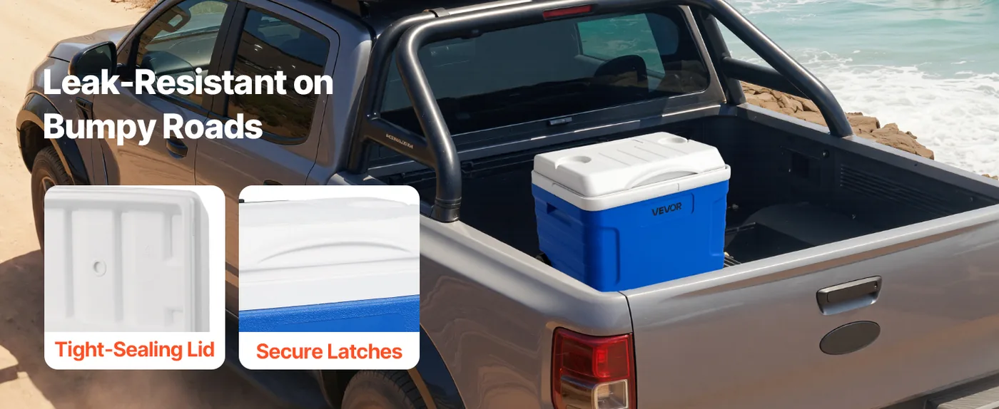 VEVOR Hard Cooler 21QT Leak-Resistant