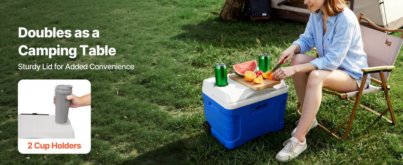 VEVOR Hard Cooler 21QT Multi-Purpose Lid