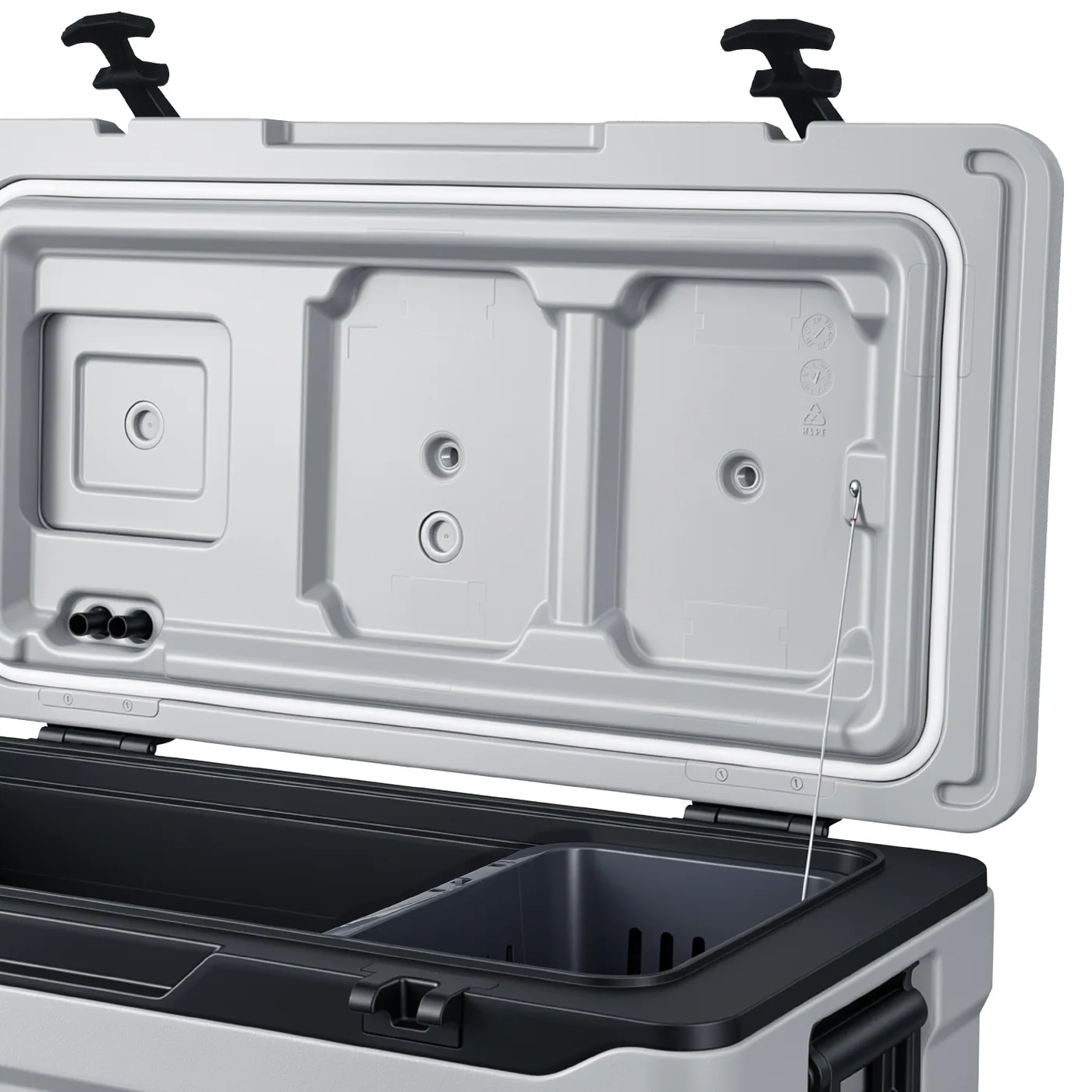 VEVOR Hard Cooler 52qt Sturdy Lid Construction