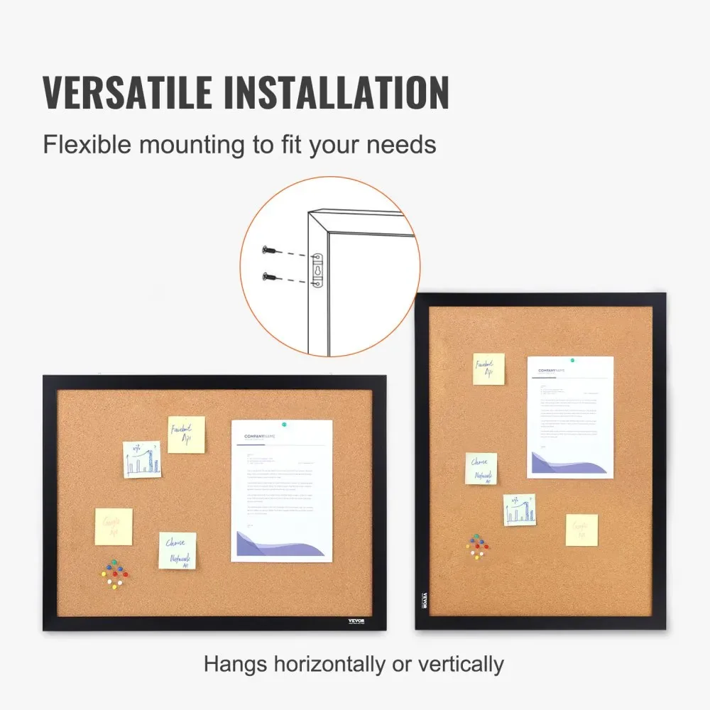 VEVOR cork board dimensions