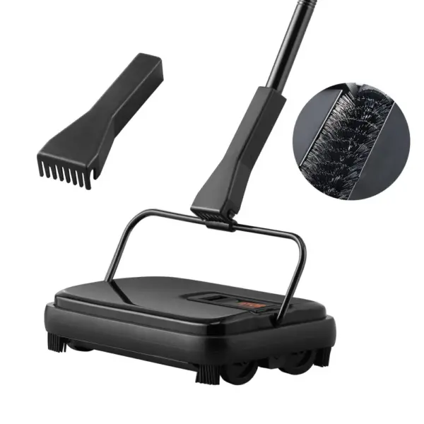 VEVOR manual carpet sweeper front view