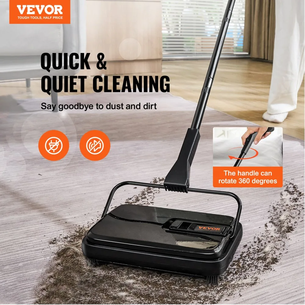 VEVOR carpet sweeper cleaning living room rug