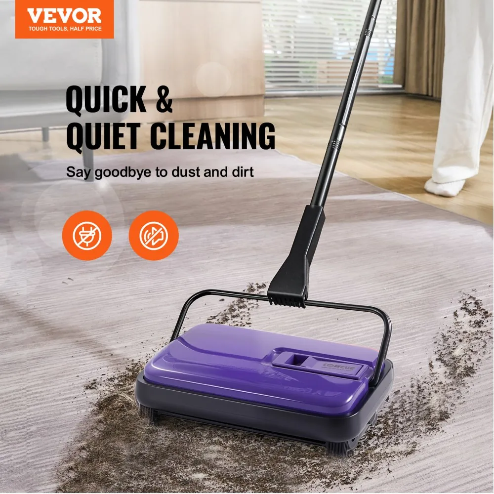 VEVOR carpet sweeper cleaning living room rug