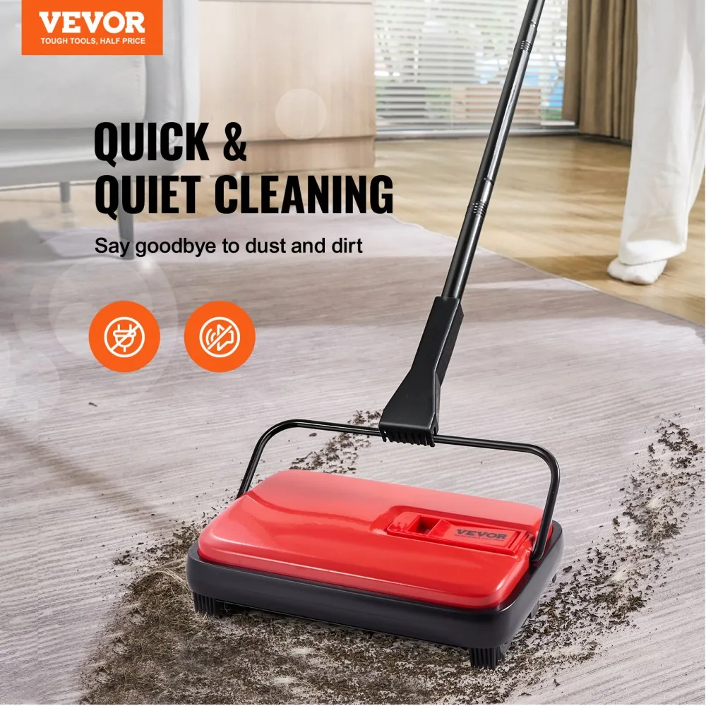 VEVOR carpet sweeper cleaning living room rug