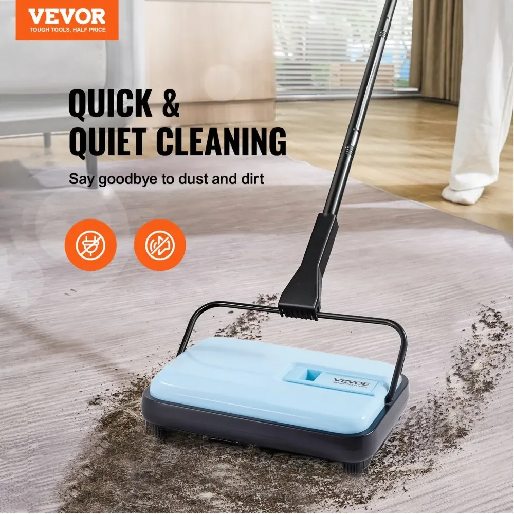 VEVOR carpet sweeper cleaning living room rug