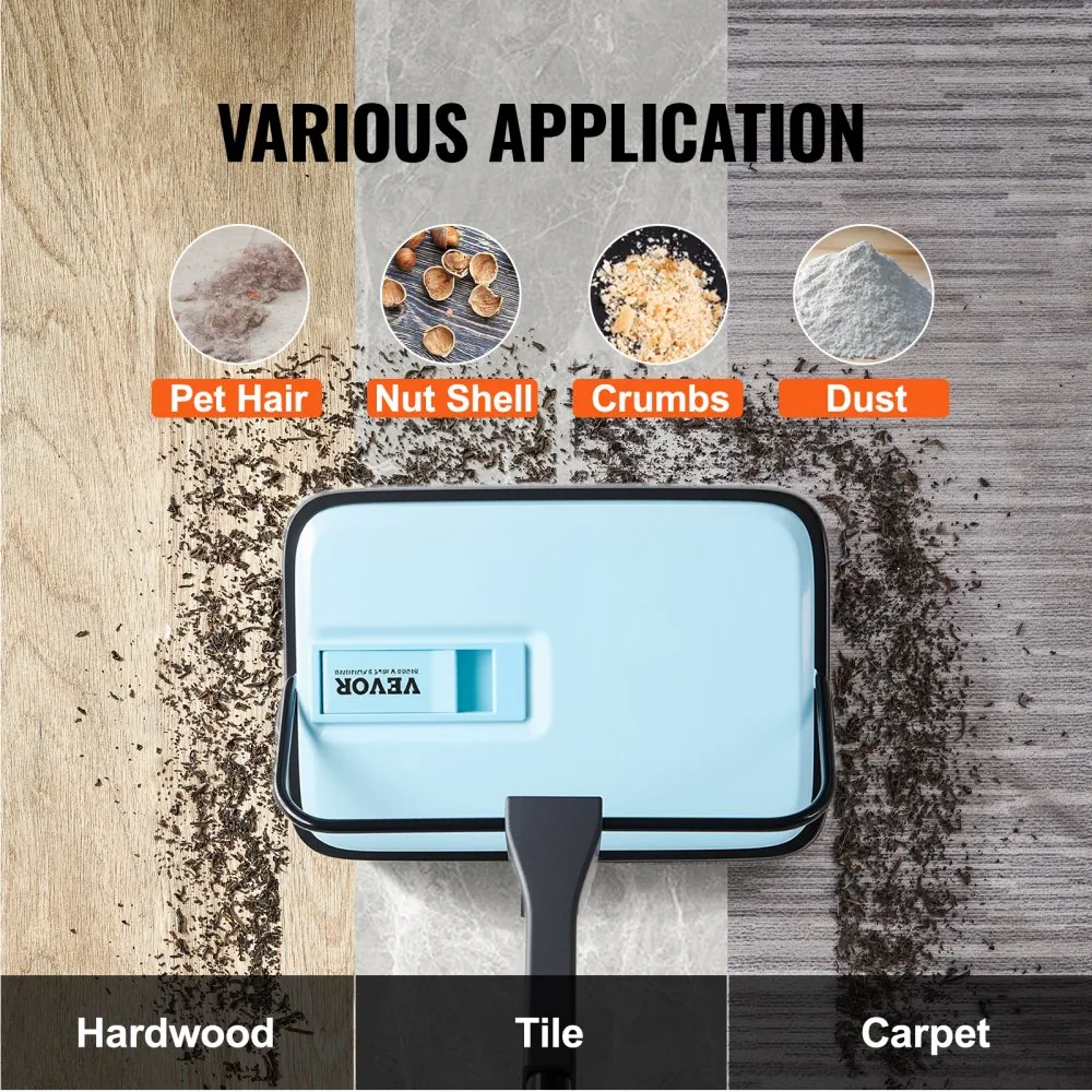 VEVOR 6.7 inch carpet sweeper dimensions