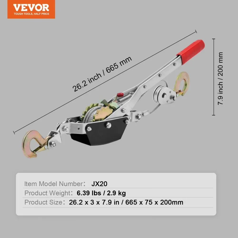 VEVOR Come Along Winch 12 inch product image 7