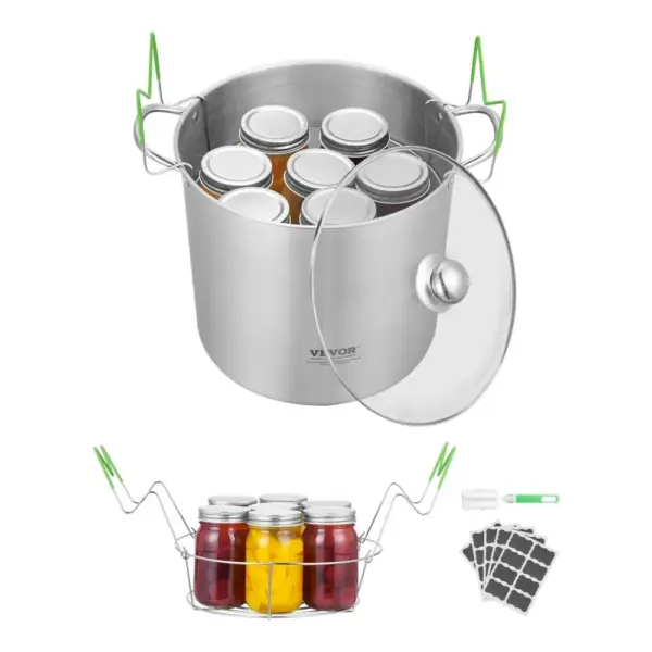 VEVOR 21 QT Canning Pot with Rack and Lid 2 Accessories product image 1