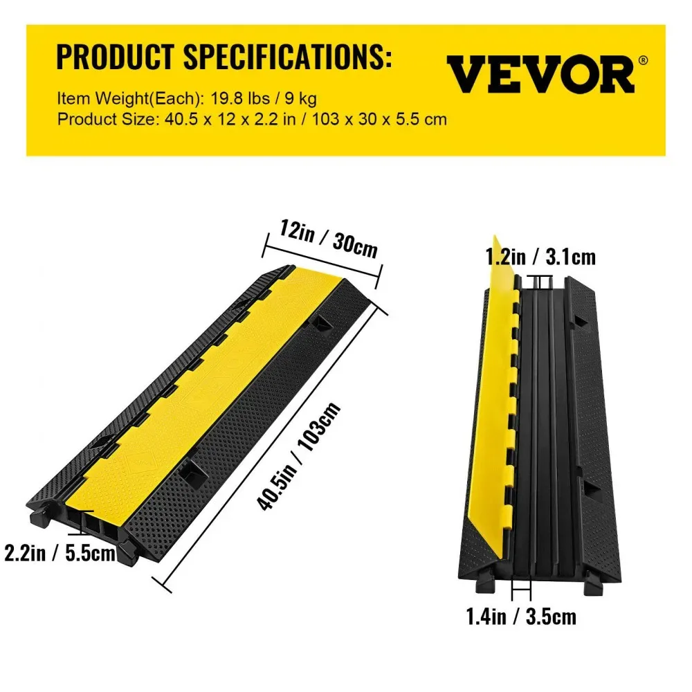cable protector ramp package contents