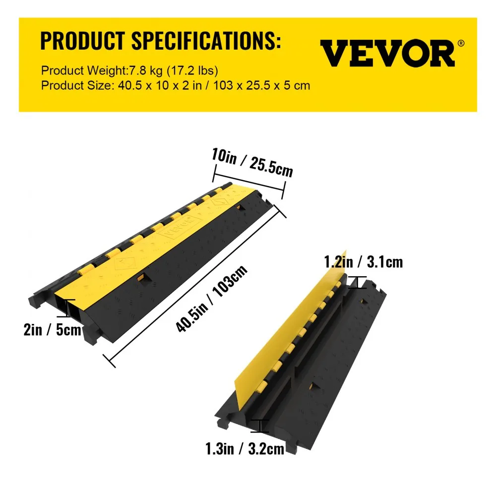 cable protector ramp package contents