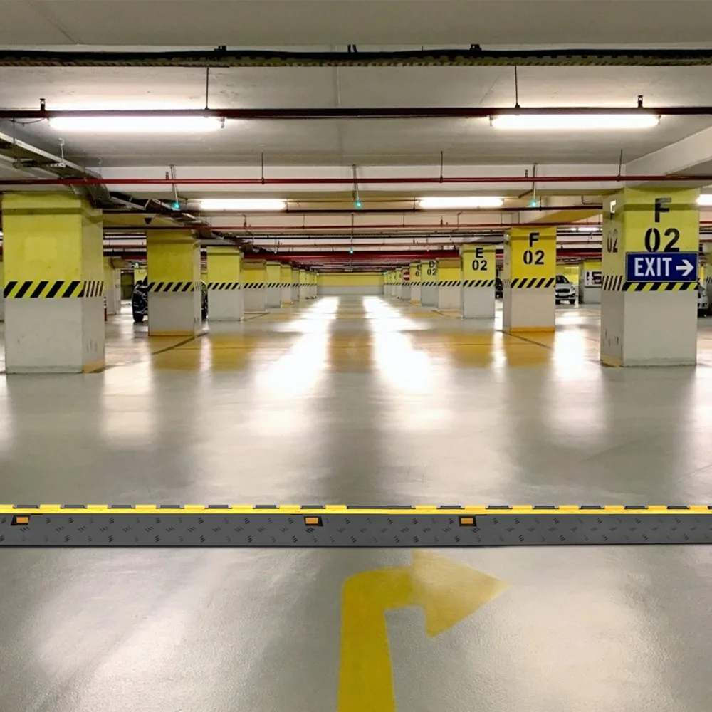 cable protector ramp installation on floor