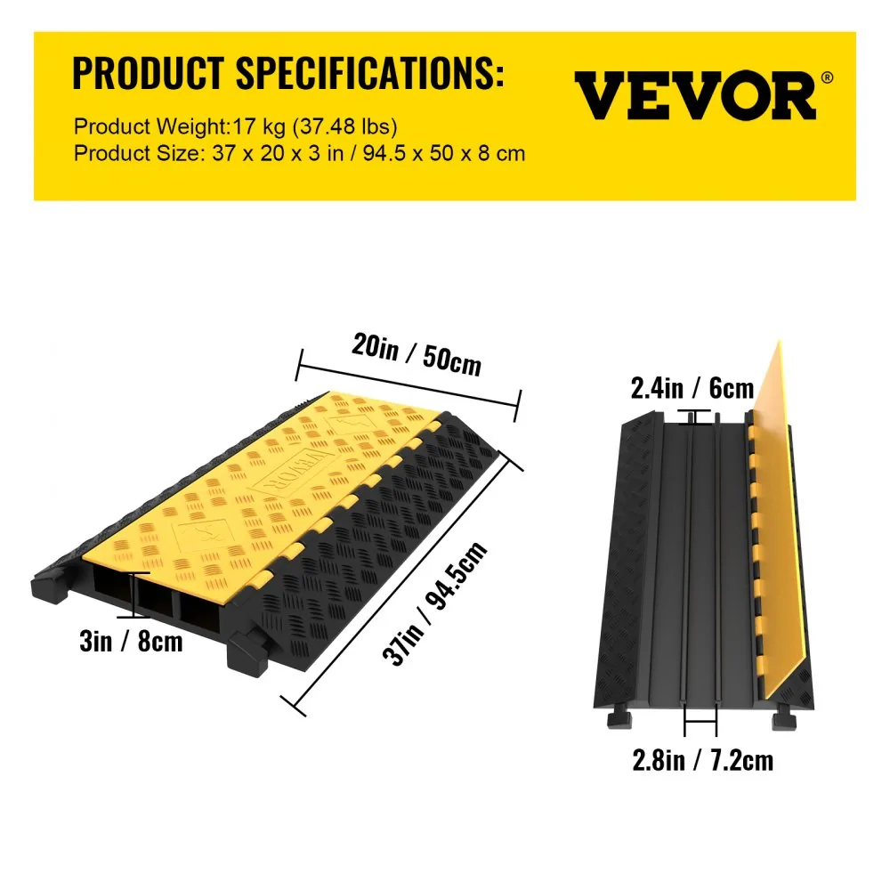 cable protector ramp package contents