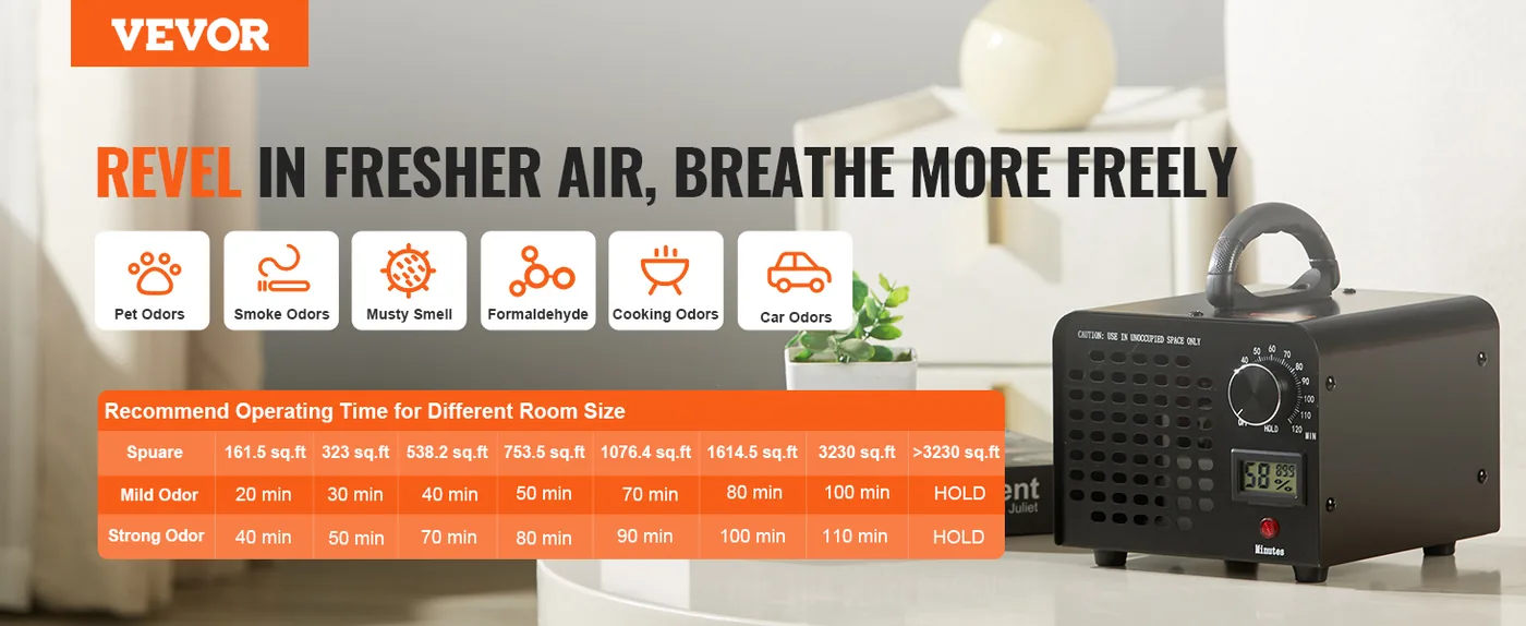 VEVOR ozone generator overview