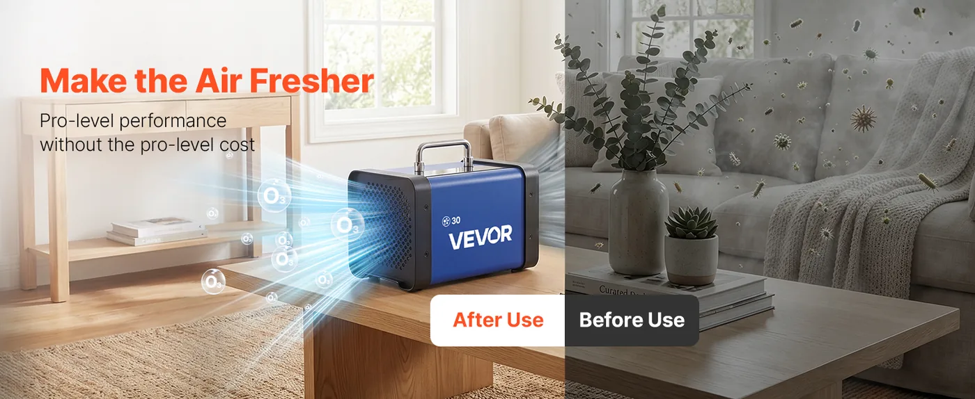VEVOR 30000mg/h ozone generator overview