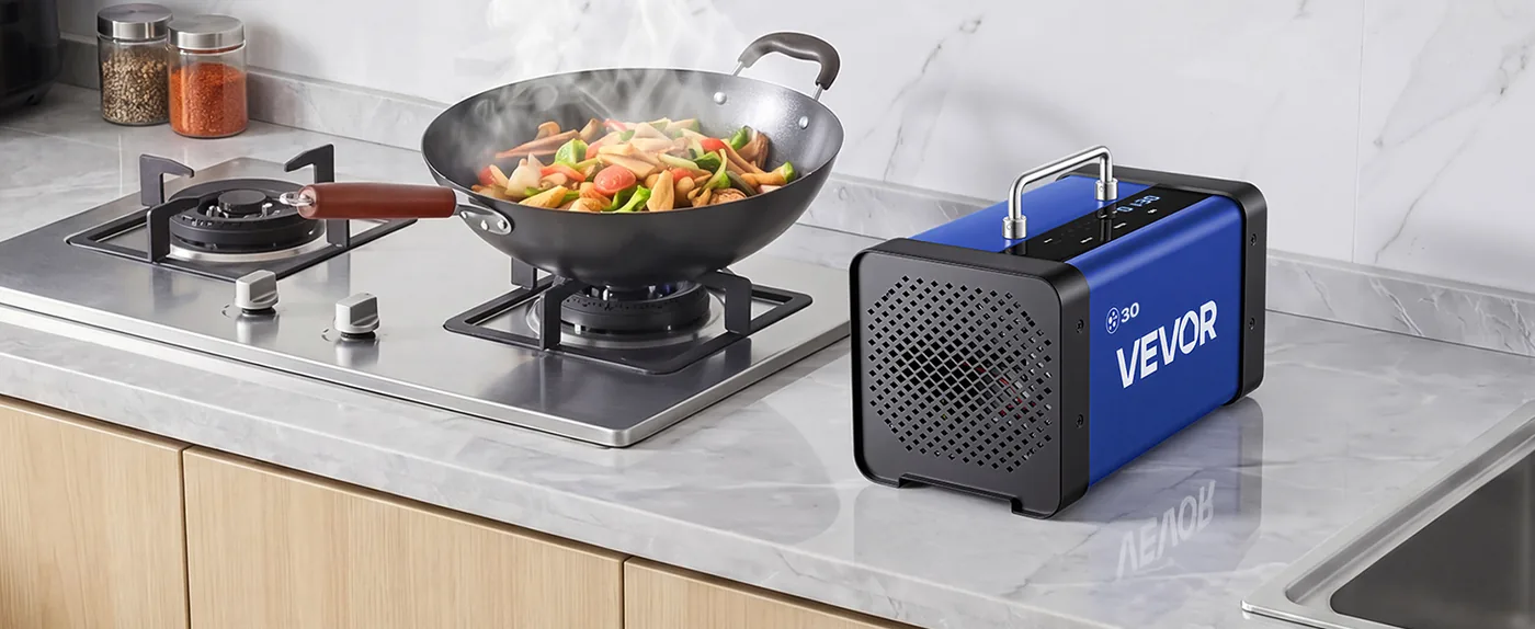 VEVOR Ozone Generator 30000mg/h Commercial Deodorizer Cooking Odors