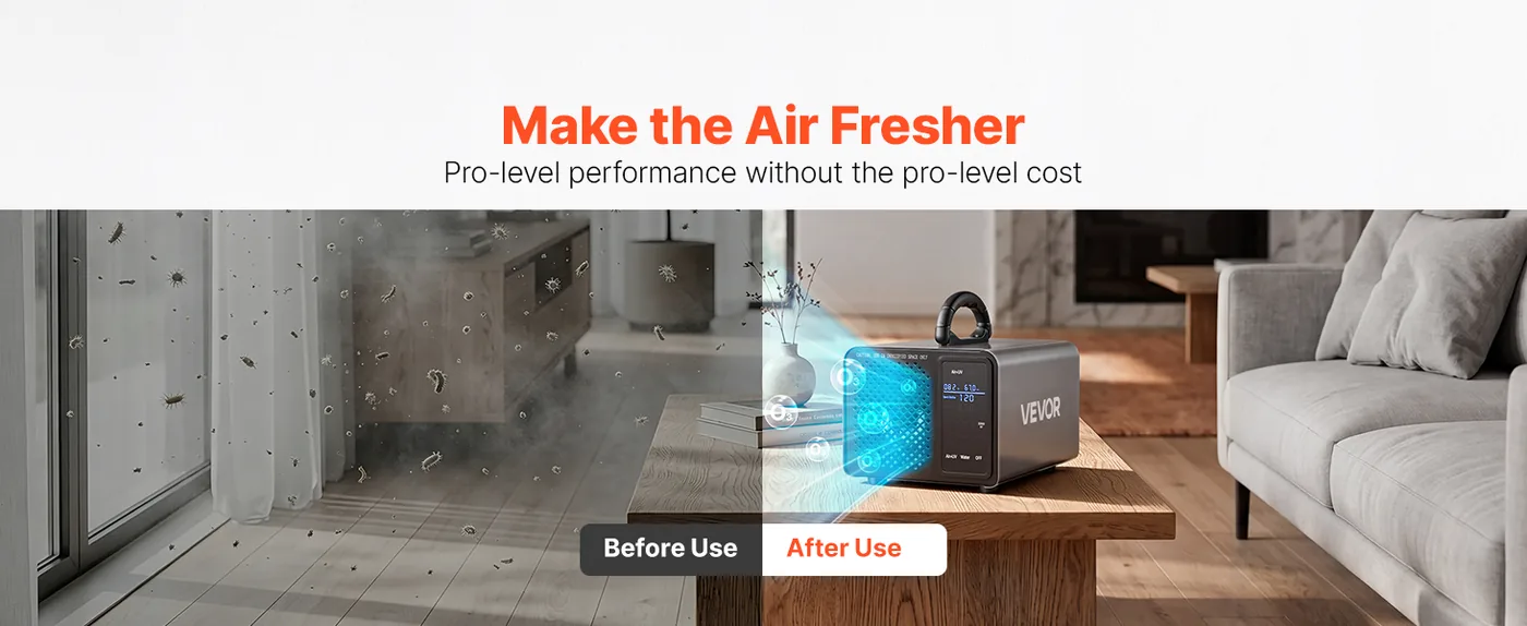 VEVOR 36000mg/h ozone generator overview