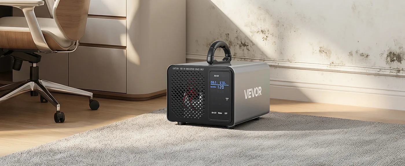VEVOR Ozone Generator 36000mg/h Commercial Deodorizer Unpleasant Odors