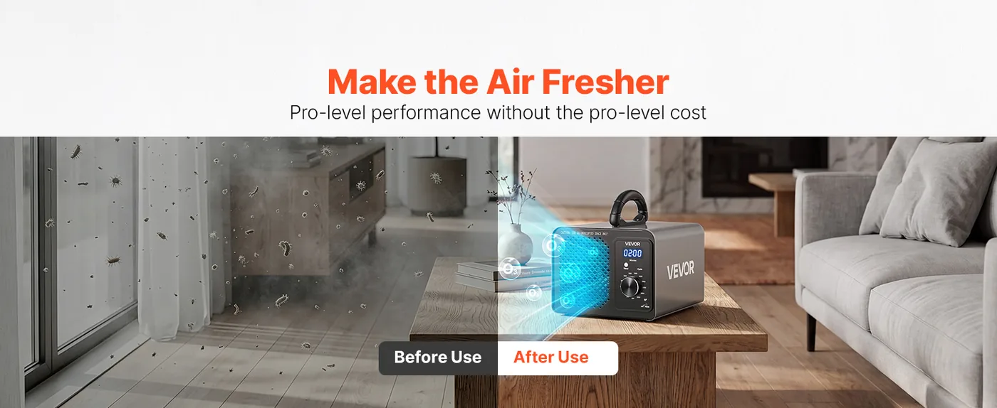 VEVOR 36000mg/h ozone generator overview
