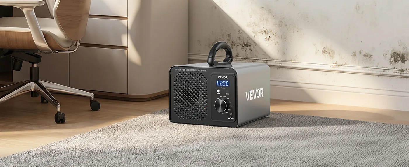 VEVOR Ozone Generator 36000mg/h Commercial Knob Deodorizer Unpleasant Odors
