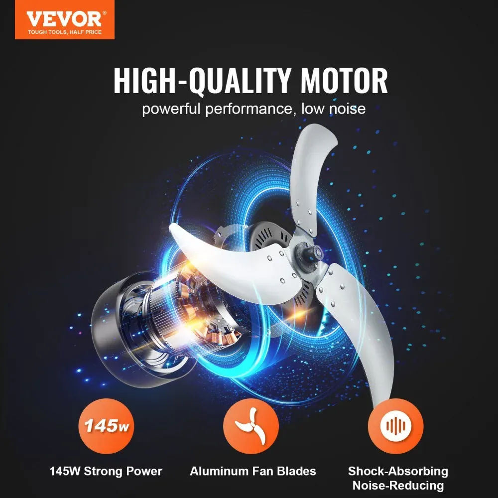 VEVOR Drum Fan 24 inch With Timer AC product image 2
