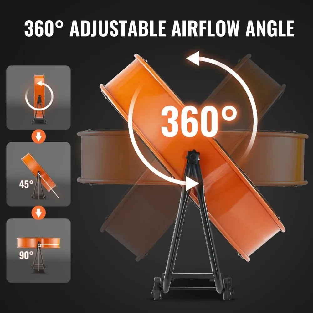 VEVOR Drum Fan 24 inch With Timer AC product image 5