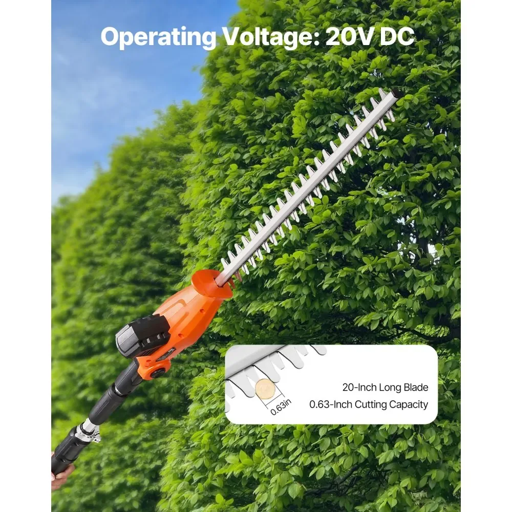 VEVOR Electric Hedge Trimmer High Branch 20 inch product image 2