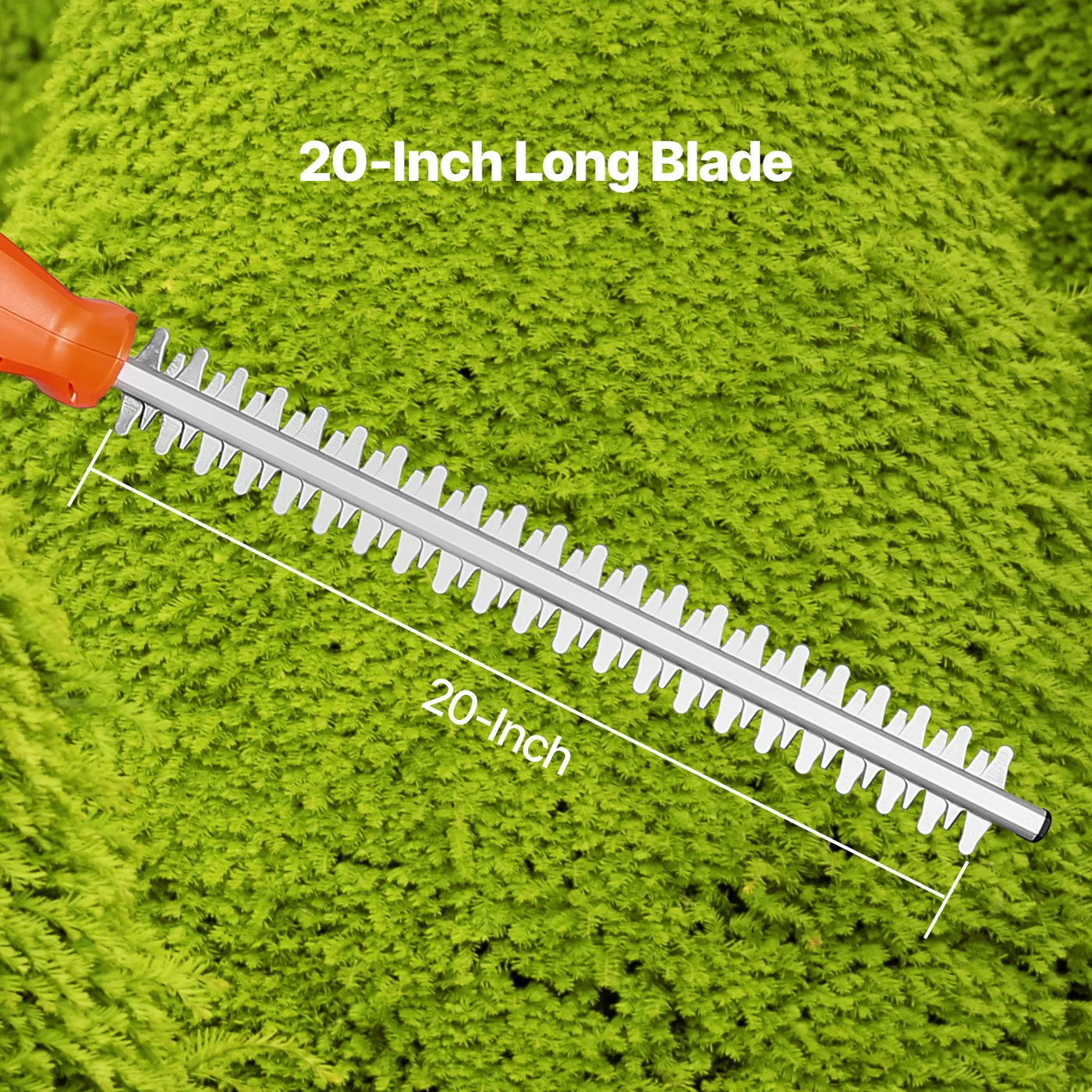VEVOR Electric Hedge Trimmer High Branch 20 inch Powerful Cordless Hedge Trimmer