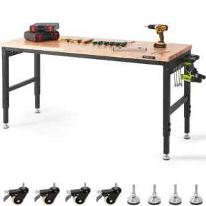 VEVOR Adjustable Workbench 72x25 inch product image 1