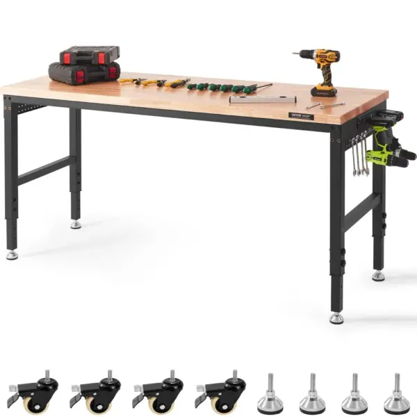 VEVOR Adjustable Workbench 72x25 inch product image 1