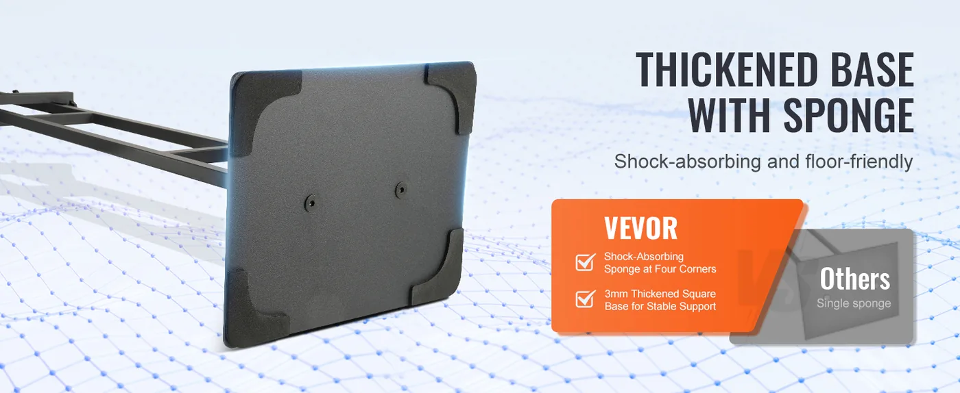 VEVOR double sided pedestal sign holder grooves