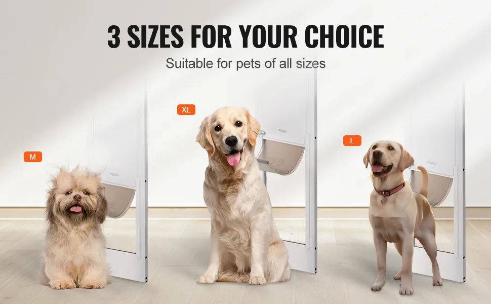 VEVOR Dog Door for Sliding Glass Door feature 4