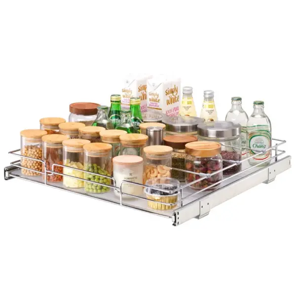 VEVOR 21.5"Wx21"Dx3.5"H Pull Out Cabinet Organizer 1 Layers product image 1