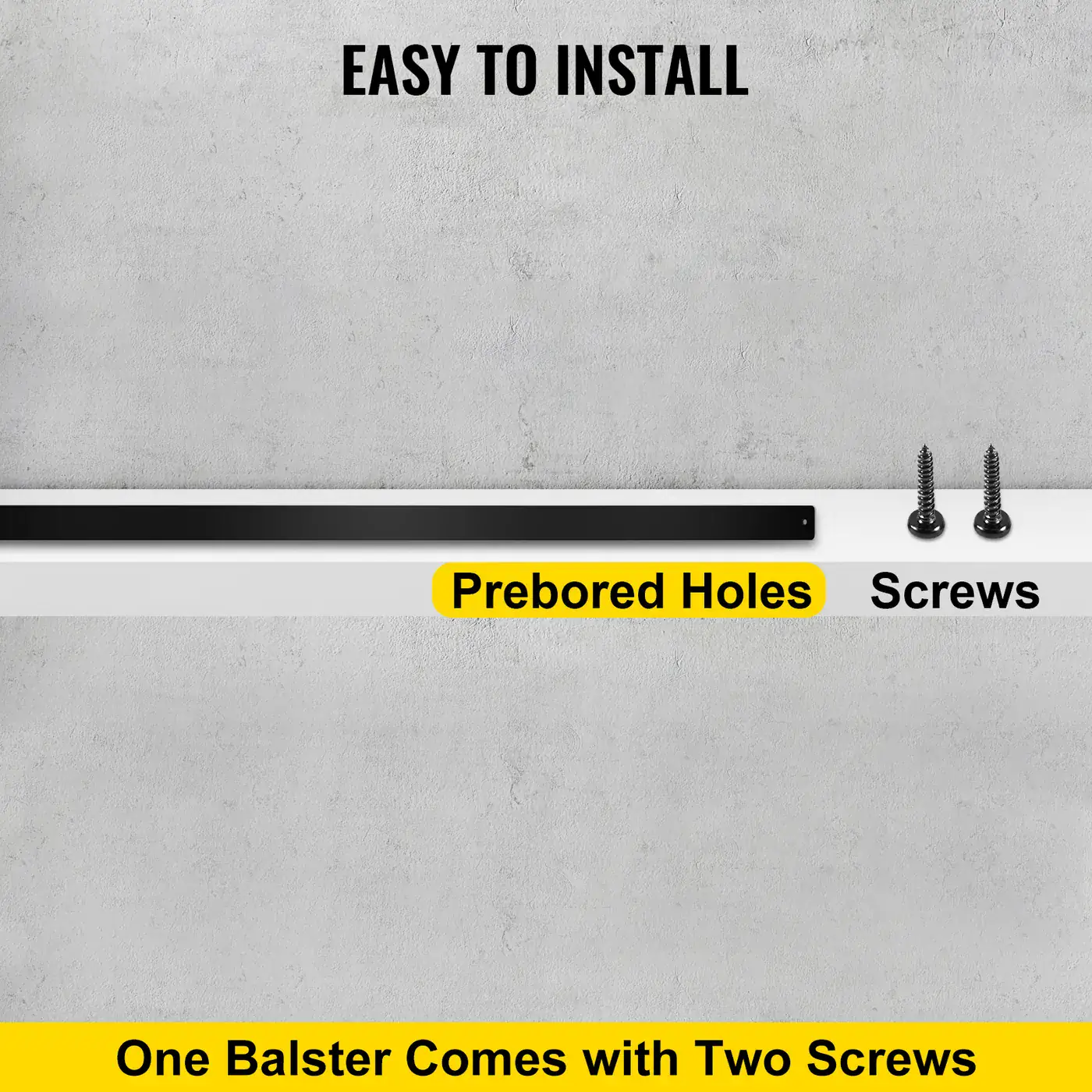 VEVOR stair baluster easy installation