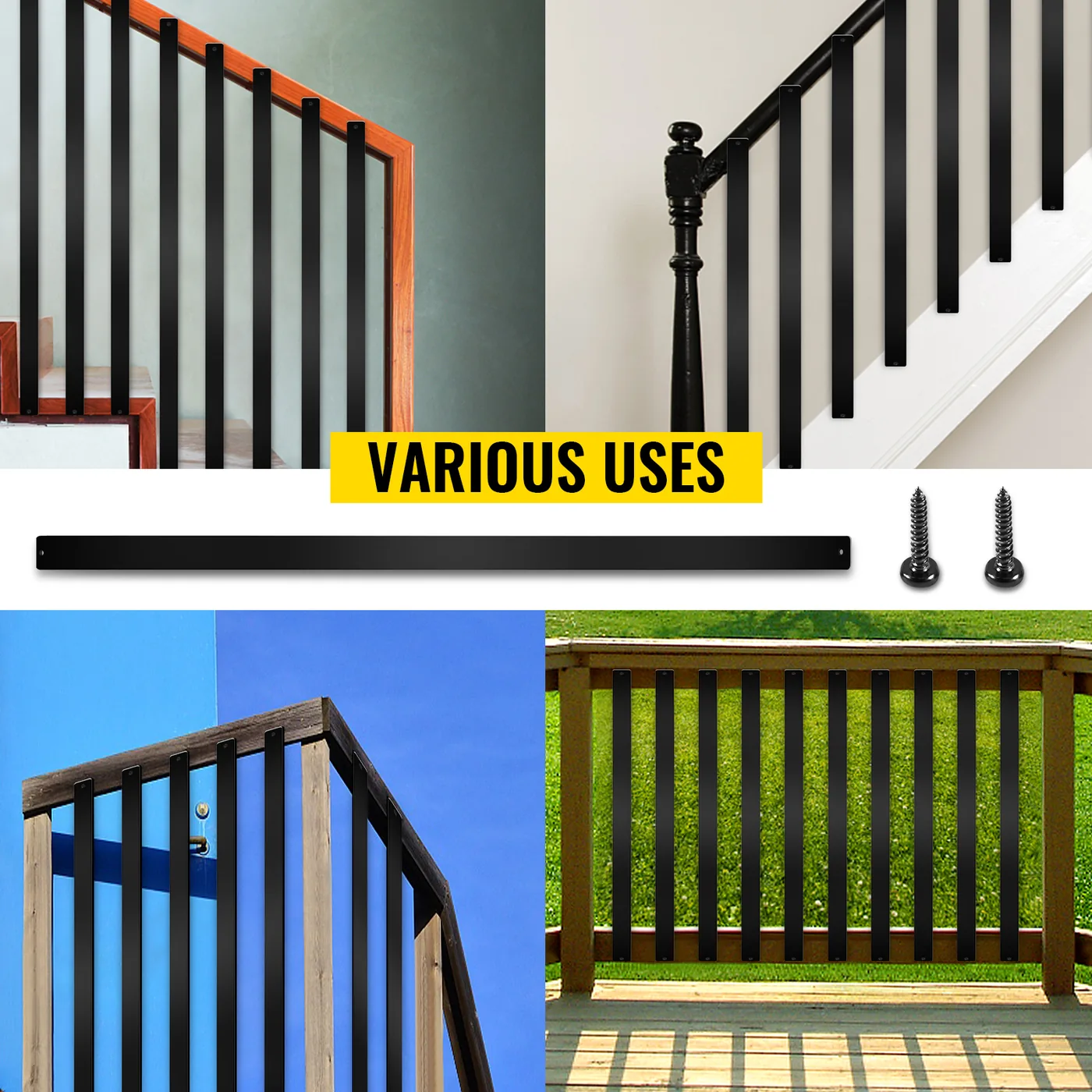 VEVOR metal railing spindles durable build