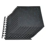 VEVOR Puzzle Exercise Mat 0.56 inch 24 pcs Blue Dot On Black product image 1
