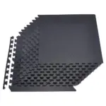 VEVOR Puzzle Exercise Mat 0.56 inch 12 pcs Black product image 1