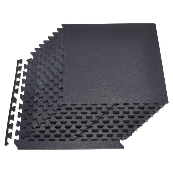 VEVOR Puzzle Exercise Mat 0.56 inch 12 pcs Black product image 1