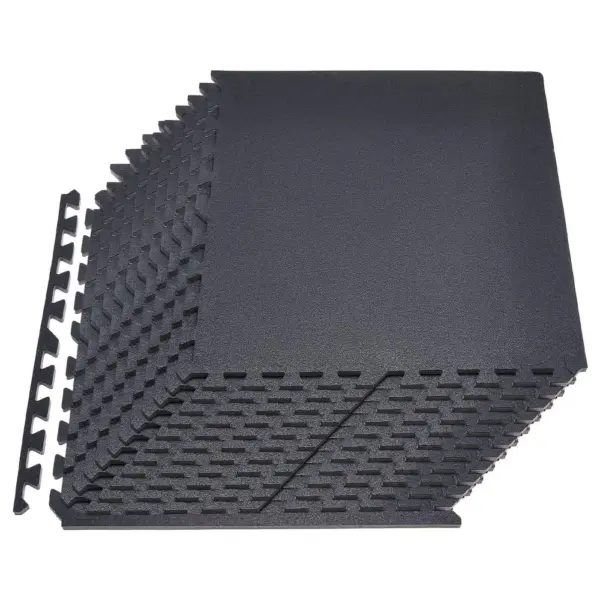 VEVOR Puzzle Exercise Mat 0.56 inch 24 pcs Black product image 1